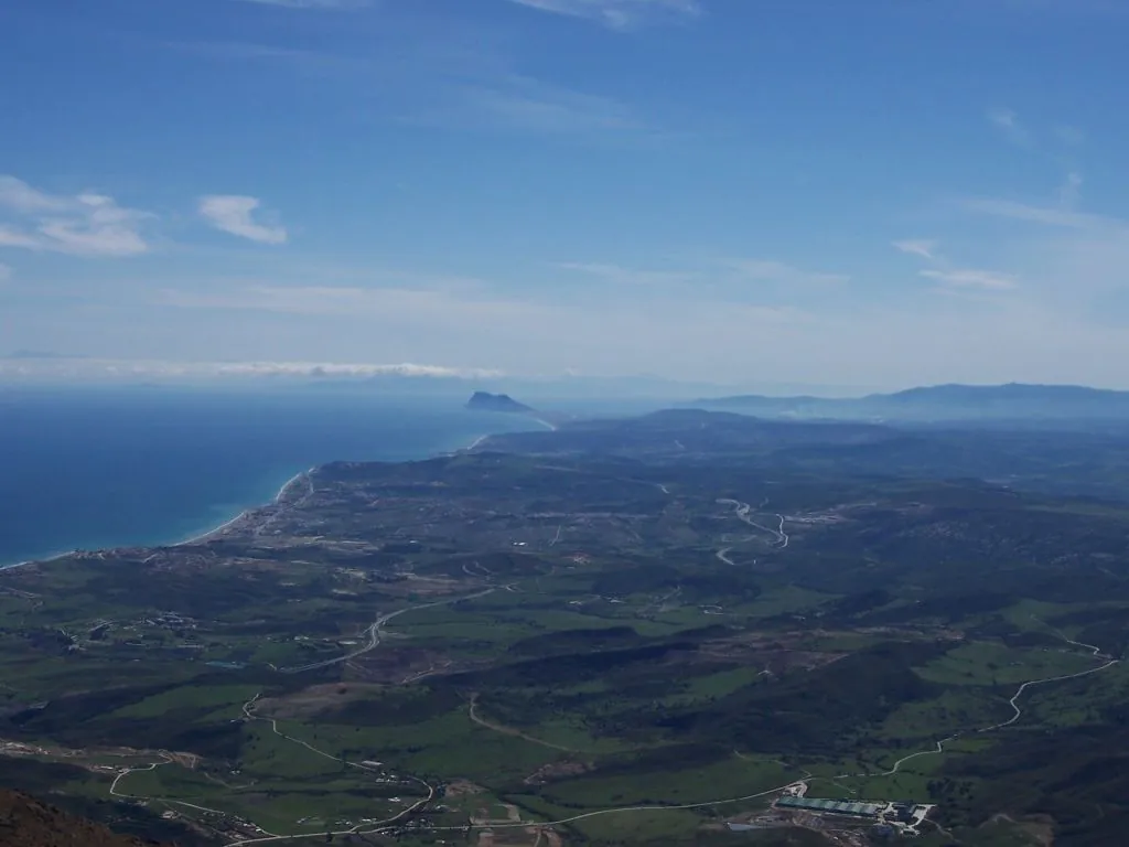 Historic view of Estepona and its coastal setting