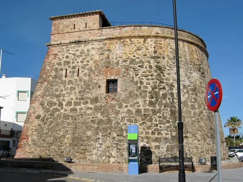 The historic watchtower in La Cala de Mijas