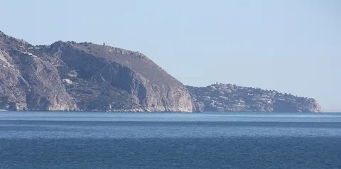 Nerja coastline seen from the Balcón de Europa